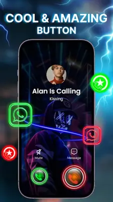 Call screen - Color your call android App screenshot 4